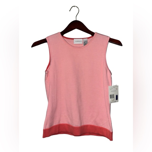 Liz Claiborne Tops - 🔥NWT Liz Claiborne Pink Tank Top Petite Size Small